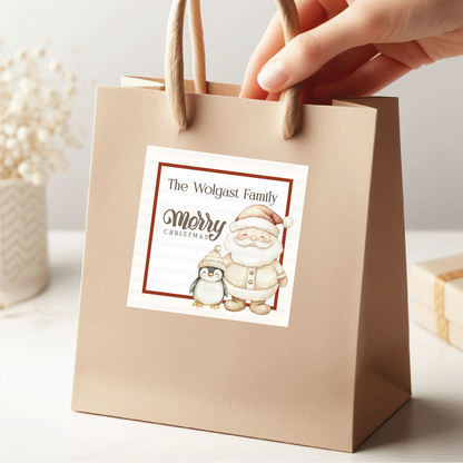 Etiquetas de Navidad • Juego de 12 etiquetas