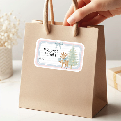 Etiquetas de Navidad • Noel • Set de 12 Etiquetas