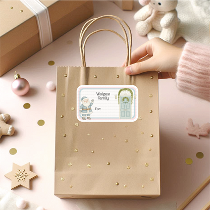 Etiquetas de Navidad • Noel • Set de 12 Etiquetas