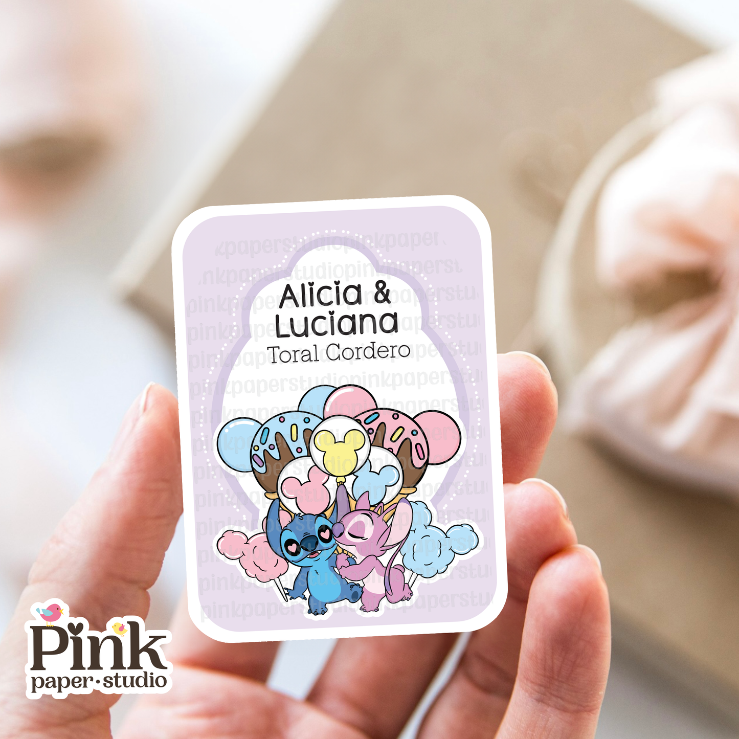 Stitch - Tarjetas de visita