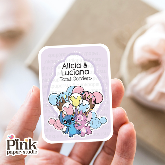 Stitch - Tarjetas de visita