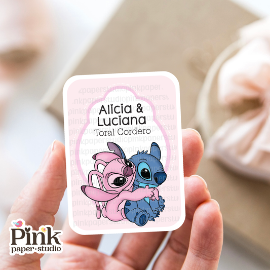 Stitch y Angel - Tarjetas telefónicas