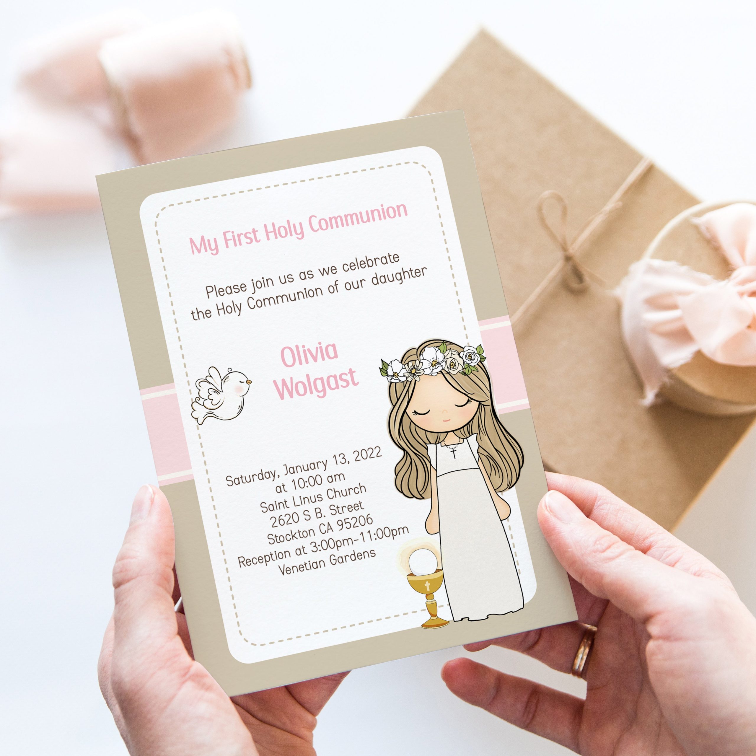 Invitación de Primera Comunión