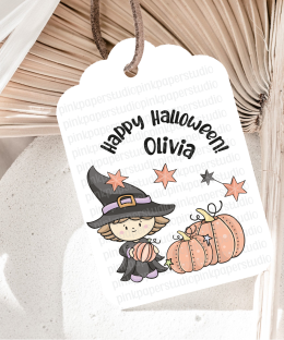 Lindas etiquetas de Halloween
