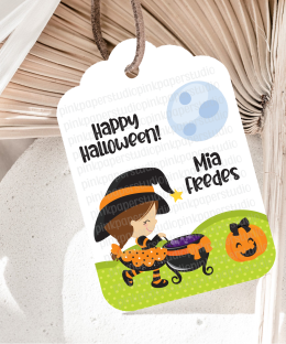 Lindas etiquetas de Halloween