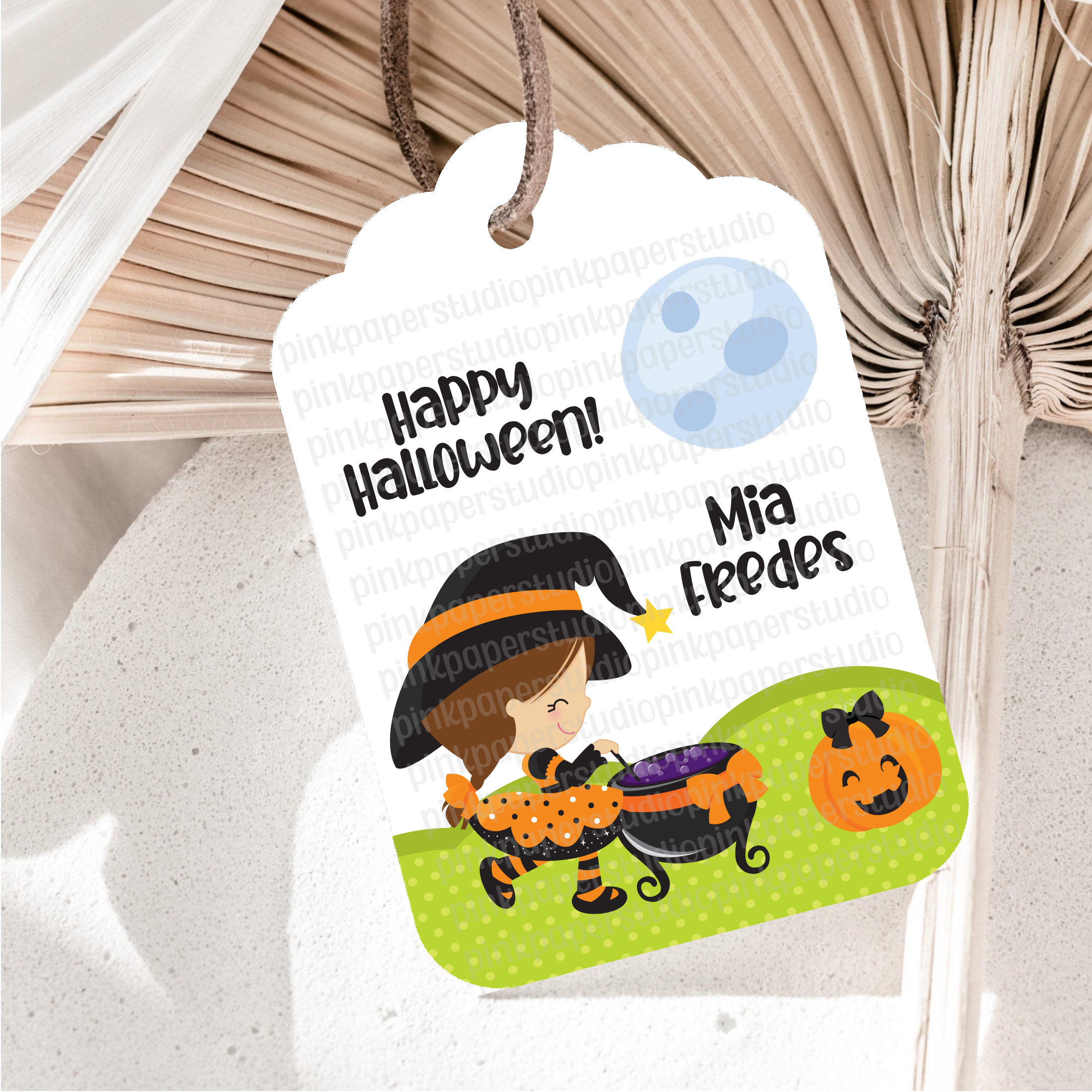 Lindas etiquetas de Halloween