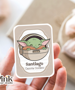 Tarjetas de Visita Baby Yoda