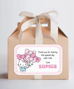 Pegatinas de cumpleaños de Hello Kitty