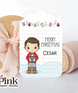Etiquetas navideñas personalizadas