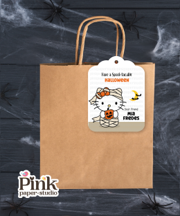 Alternative view of Etiquetas de Halloween de Hello Kitty
