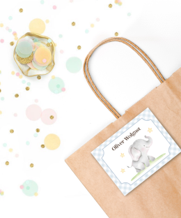 Tarjetas de Visita Lindo elefante