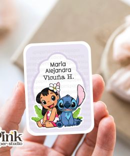 Tarjetas de Visita Lilo y Stitch