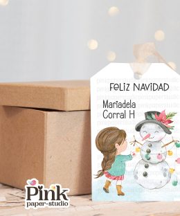Etiquetas navideñas personalizadas