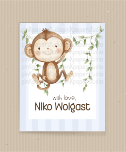 Tarjetas de Visita Lindo mono