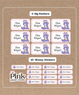 Set de Stickers de Ositos Cariñositos