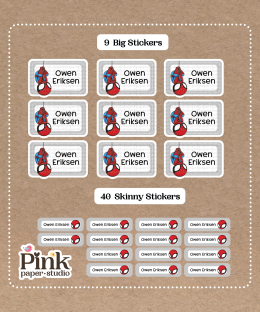 Set de Stickers Spiderman