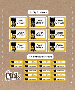Set de Stickers de Stickers de Batman
