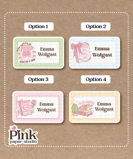 Stickers para Libros Coquette
