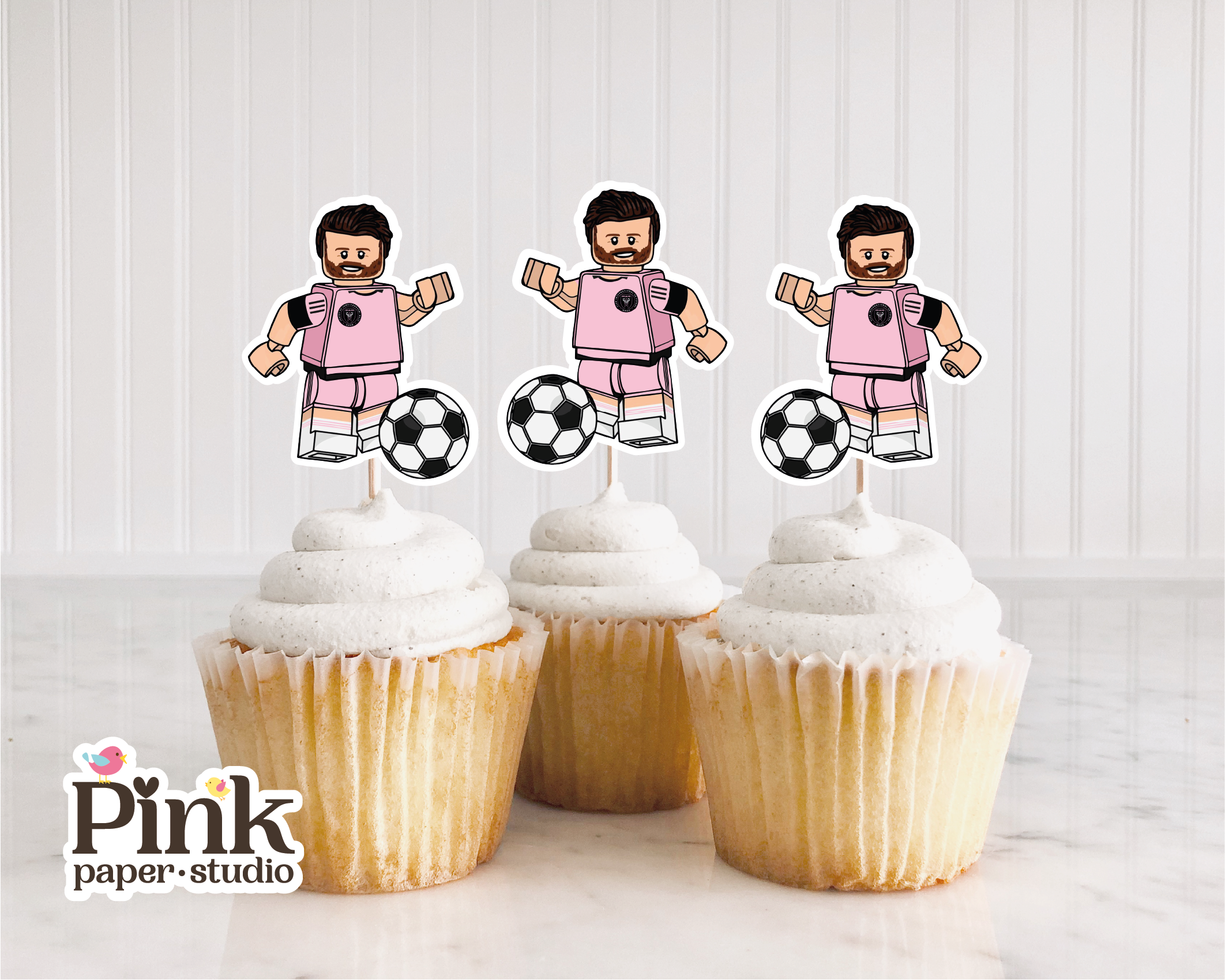 Cupcakes Toppers de Leo Messi