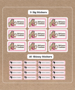 Set de Stickers de Barbie