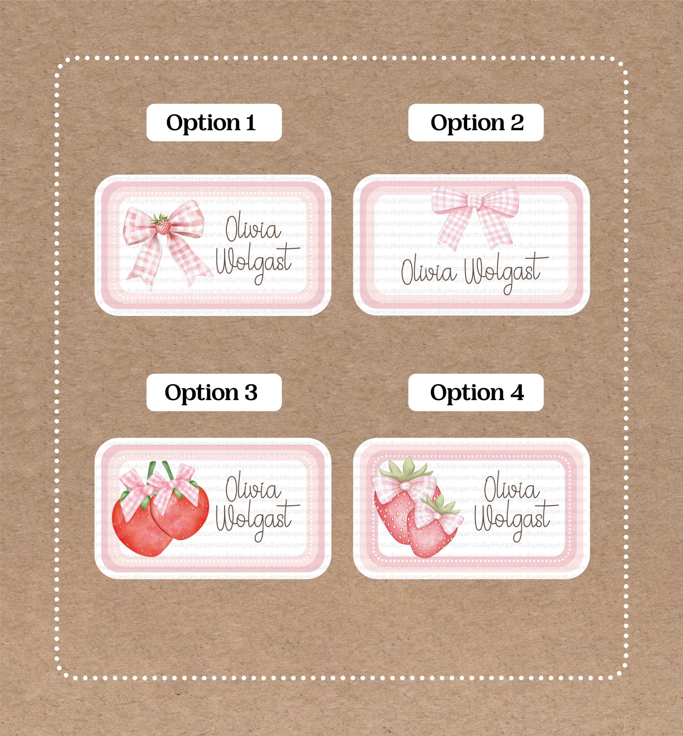 Stickers Strawberry Coquette