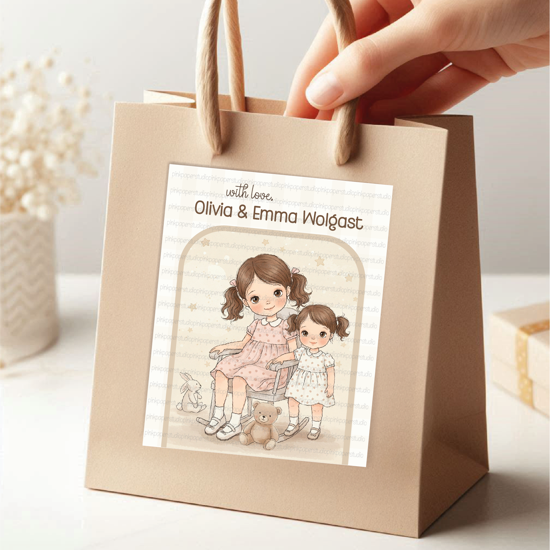 Tarjetas Personalizadas Niñas - Imagen 2