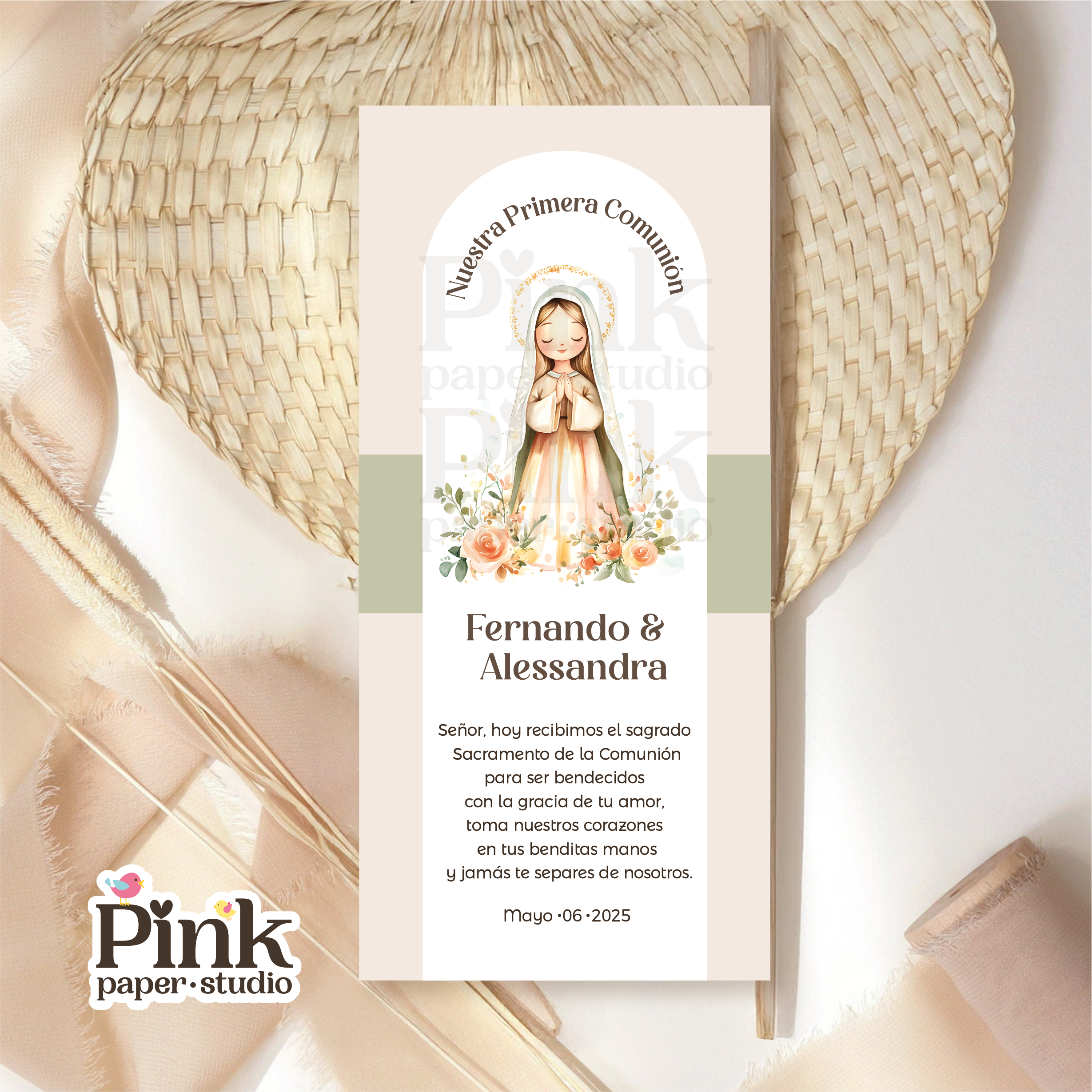 Santitos de Primera Comunión para niña