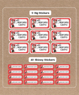 Set de Stickers Minnie Mouse