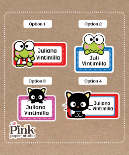 Stickers de Keroppi y Chococat