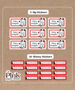 Set de Stickers de Snoopy
