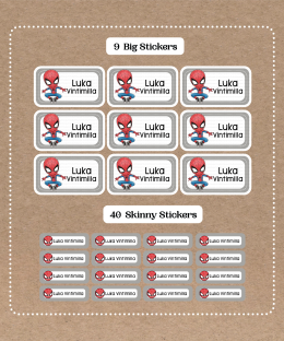 Set de Stickers Spiderman
