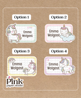 Stickers Unicornios