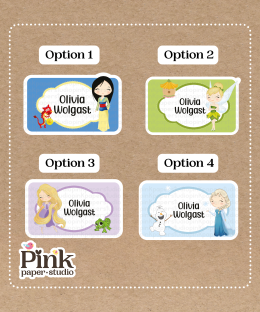 Stickers de Princesas Disney