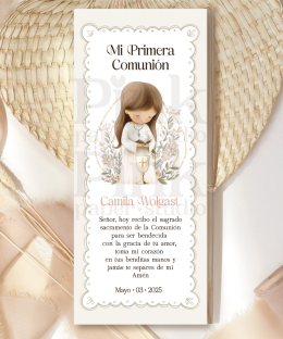 Santitos de Primera Comunión para niña