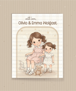 Tarjetas Personalizadas Niñas