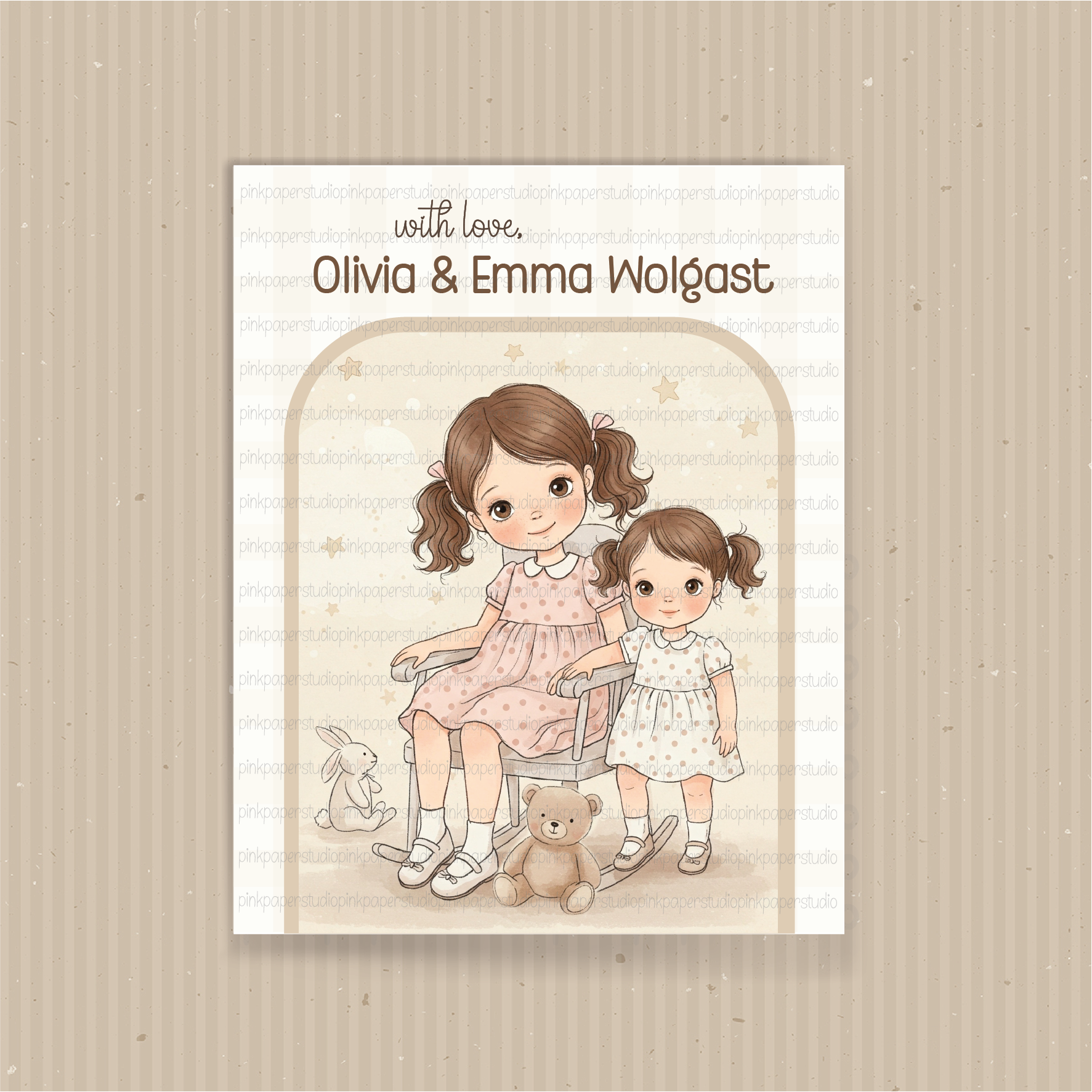 Tarjetas Personalizadas Niñas