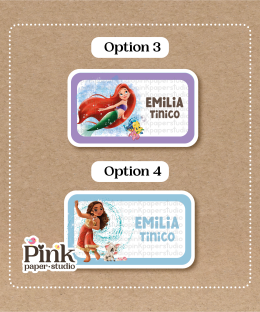 Alternative view of Stickers de Moana y Ariel