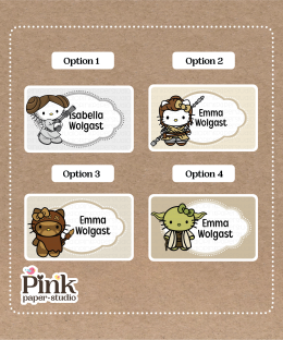 Stickers Hello Kitty Star Wars