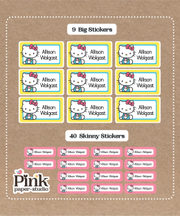 Set de Stickers de Hello Kitty