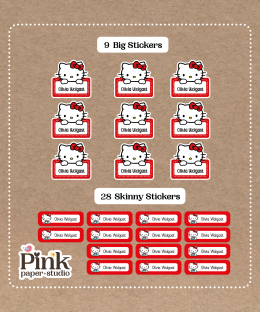 Set de Stickers de Hello Kitty
