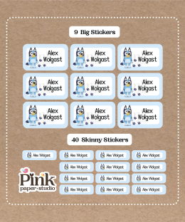 Alternative view of Set de Stickers Bluey