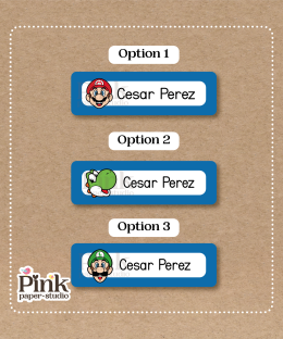 Stickers de Mario Bros