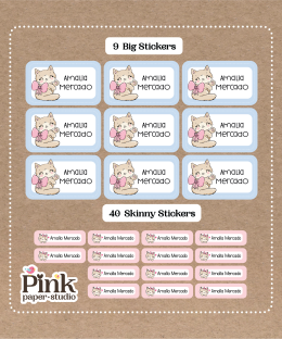 Set de Stickers de Kitty