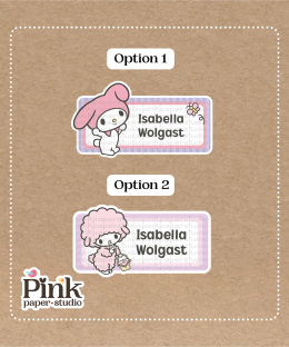 Stickers de Hello Kitty y Melody