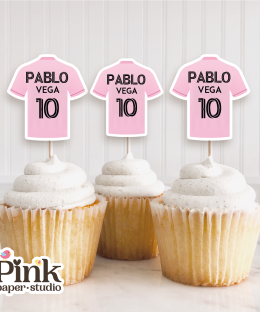 Toppers para Cupcakes de Messi