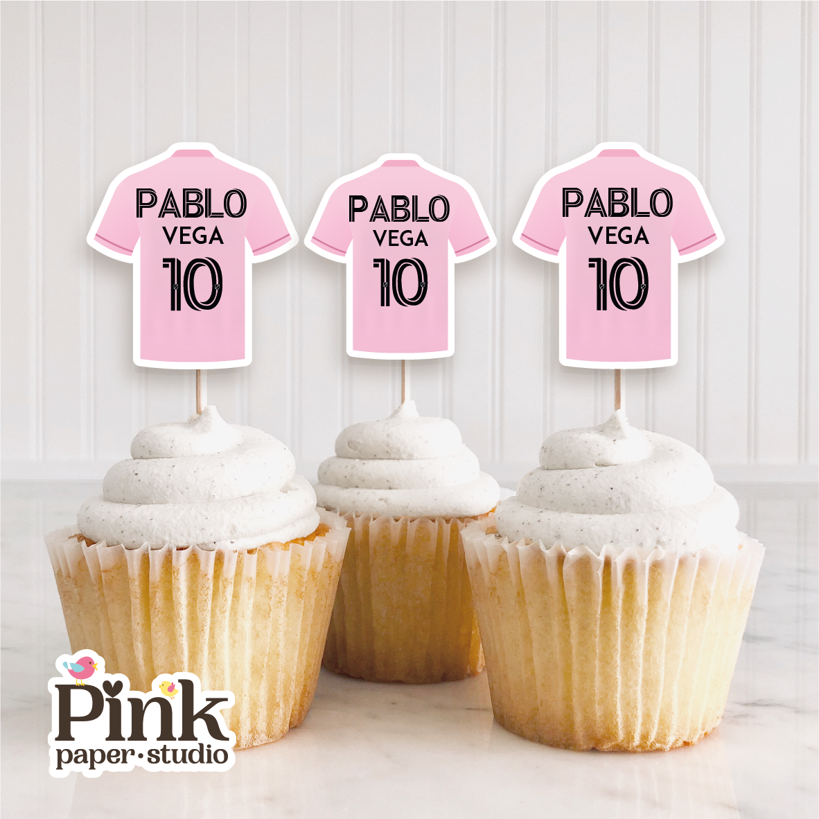Toppers para Cupcakes de Messi
