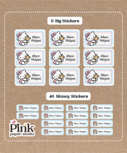 Set de Stickers de Hello Kitty