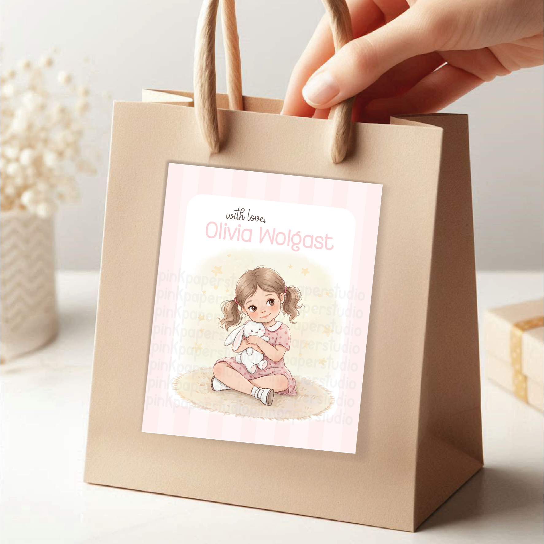 Tarjetas de Visita Niña linda
