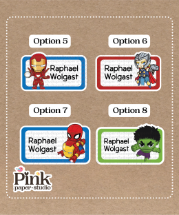Alternative view of Stickers de Superhéroes