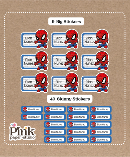 Set de Stickers Spiderman